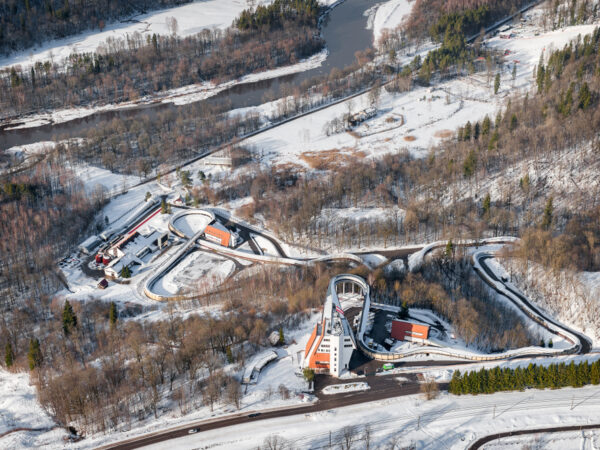Soft Bobsleigh Ride in Sigulda – A Fun Winter Adventure Near Riga