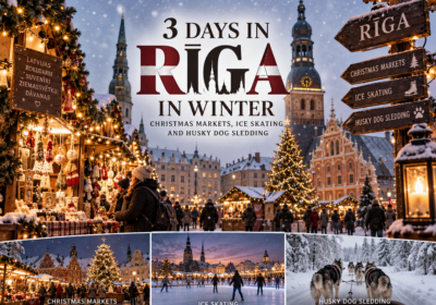 3 Days in Riga in Winter: Christmas Markets, Ice Skating and Husky Dog Sledding
